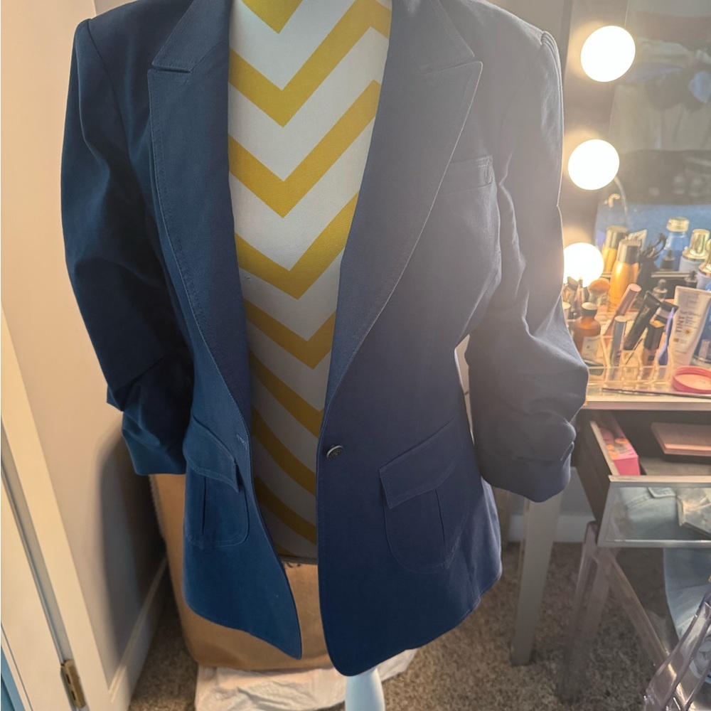 Classic Blue Women's Blazer and Pants